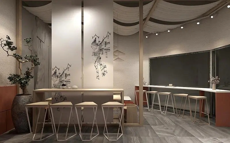 色彩搭配，營(yíng)造獨(dú)特餐飲氛圍